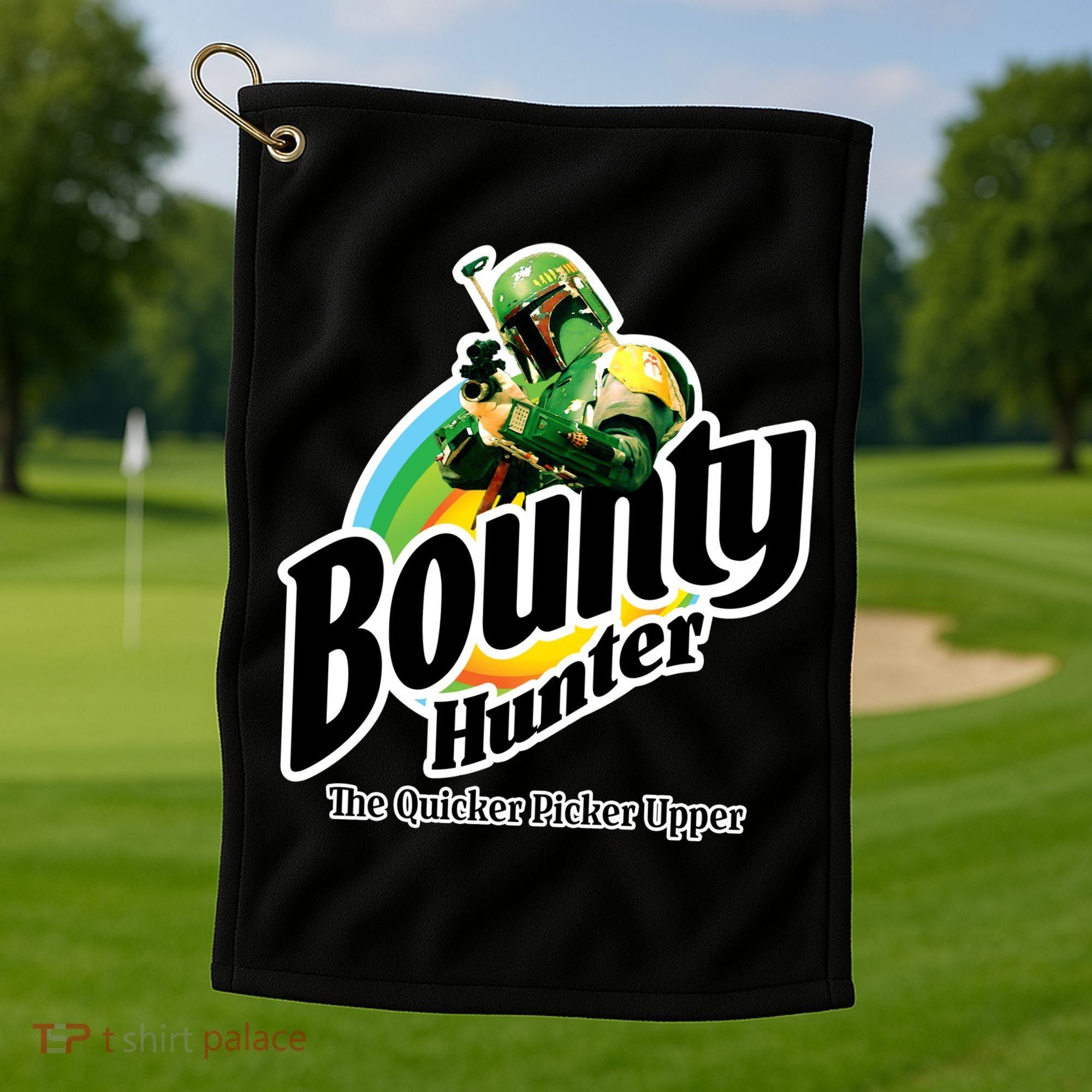Bounty Hunter The Quicker Picker Upper Golf Towel
