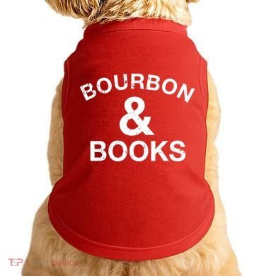 Bourbon & Books Doggie Tank