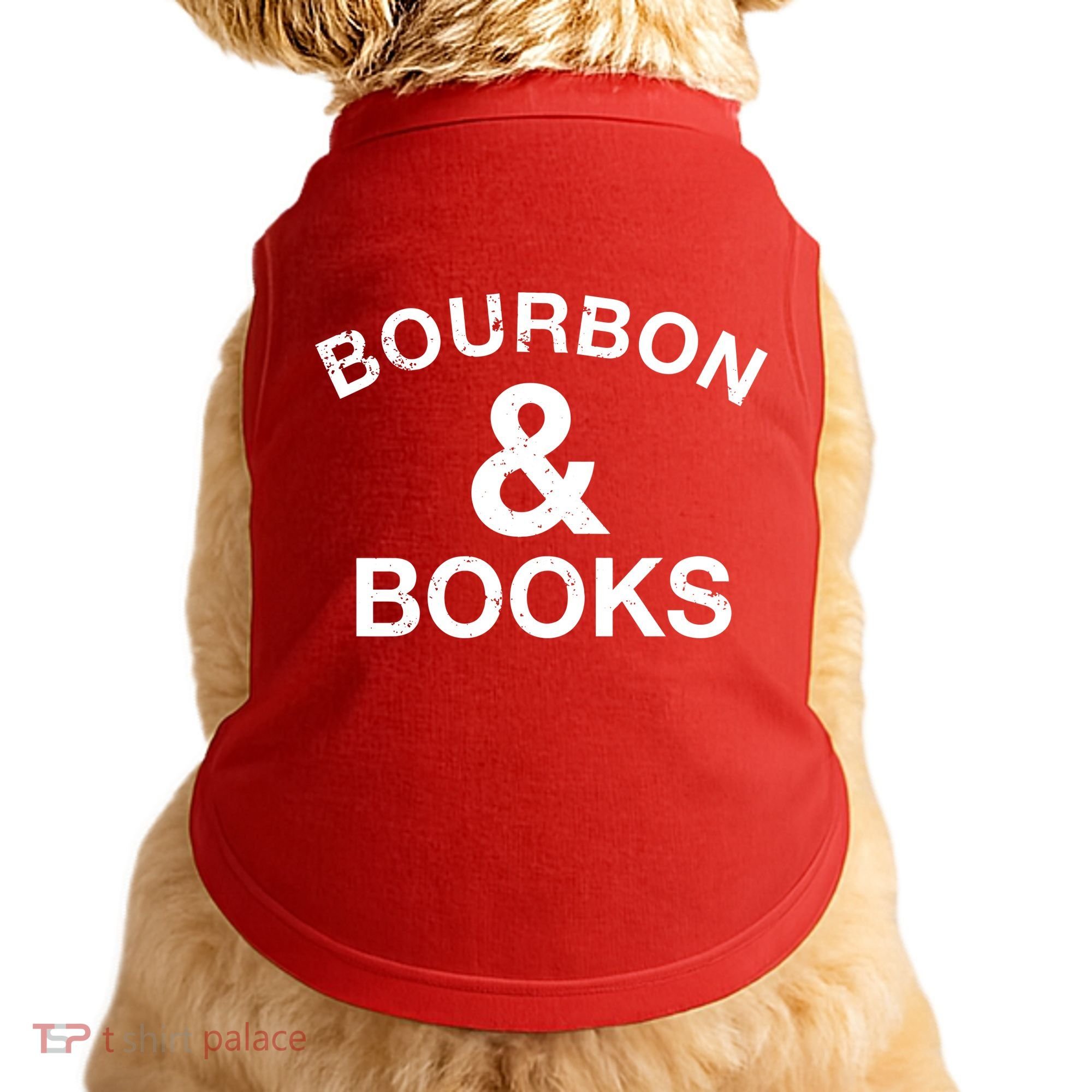 Bourbon & Books Doggie Tank
