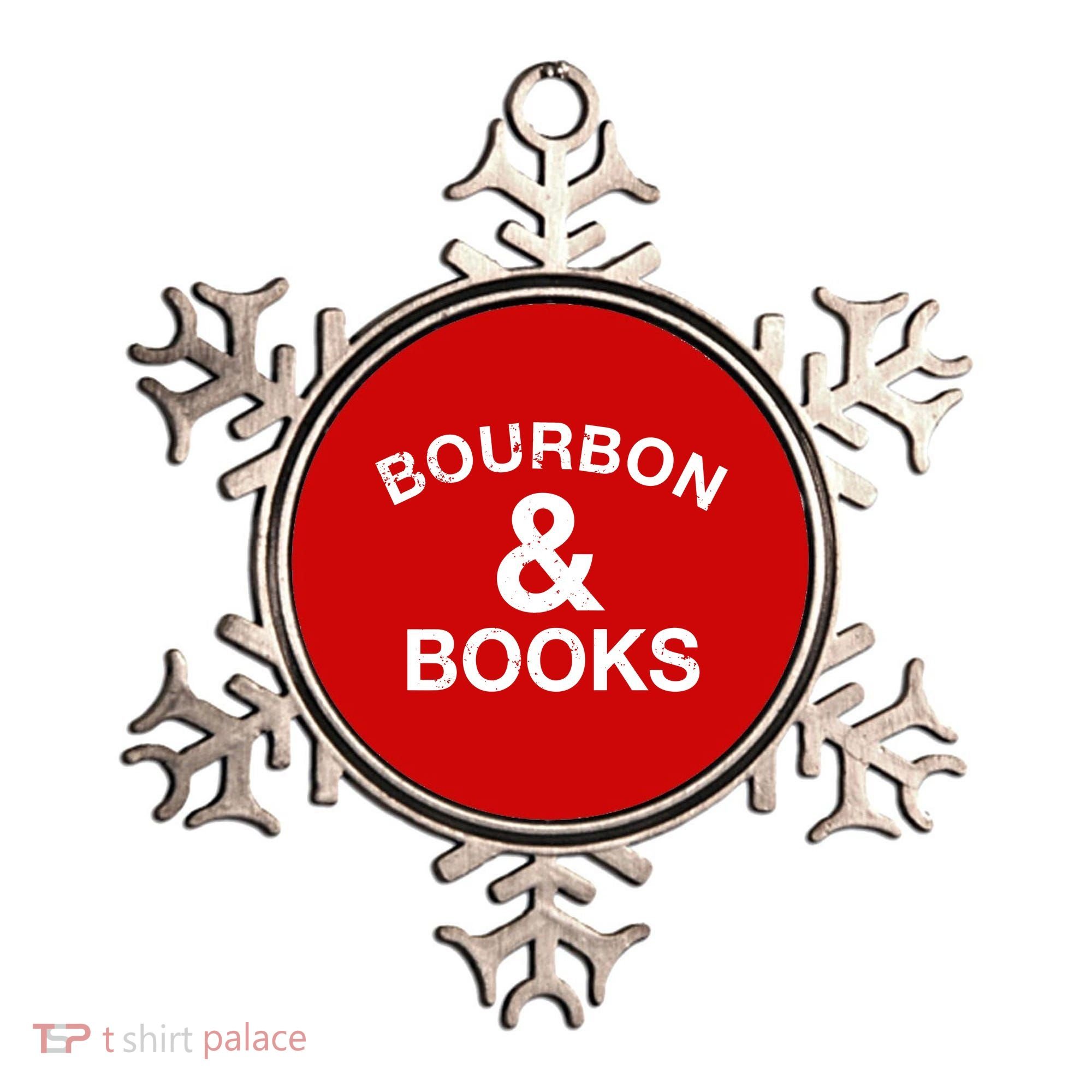 Bourbon & Books Ornament