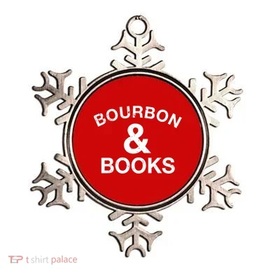 Bourbon & Books Ornament