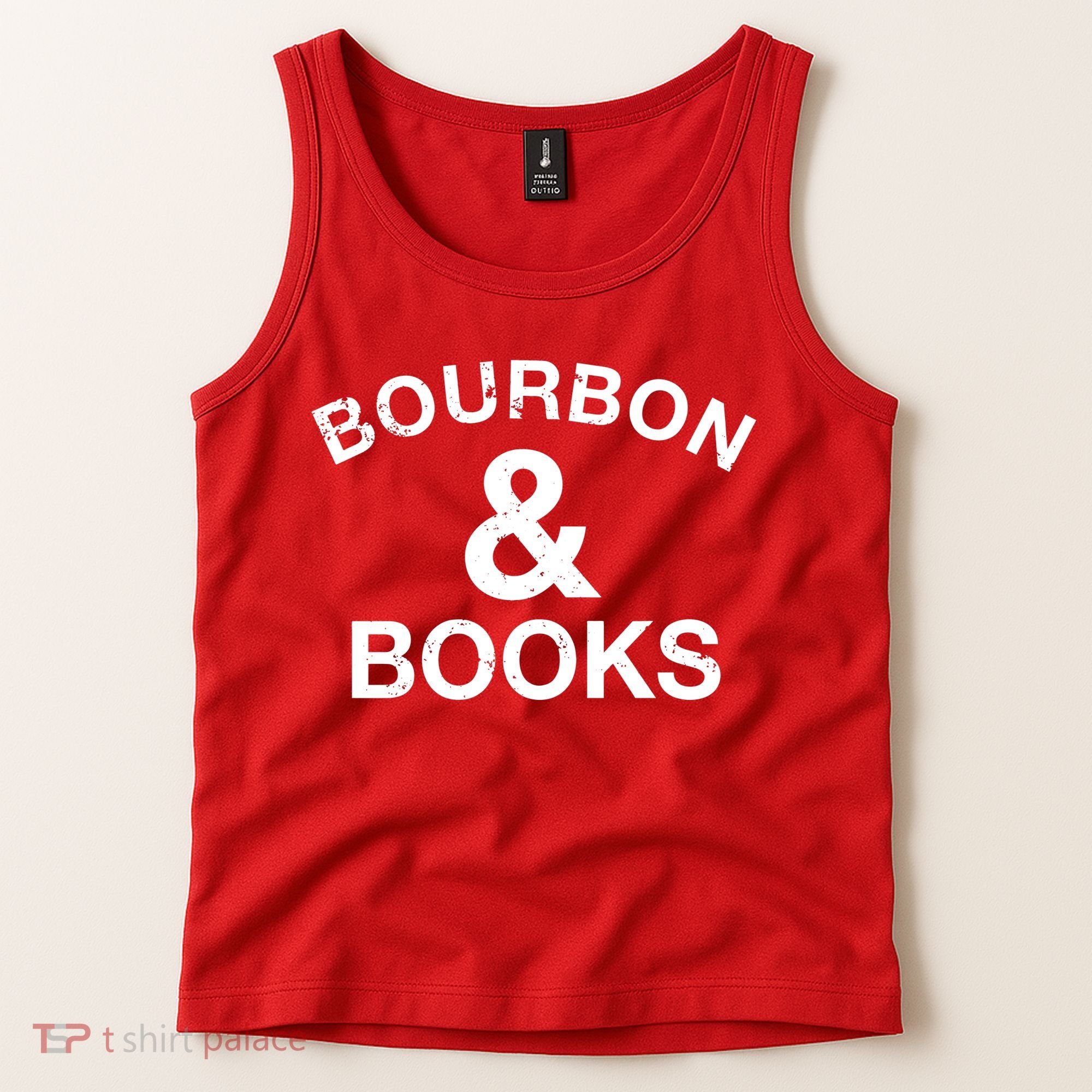 Bourbon & Books Tank Top