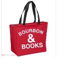 Bourbon & Books Tote Bag thumb 2