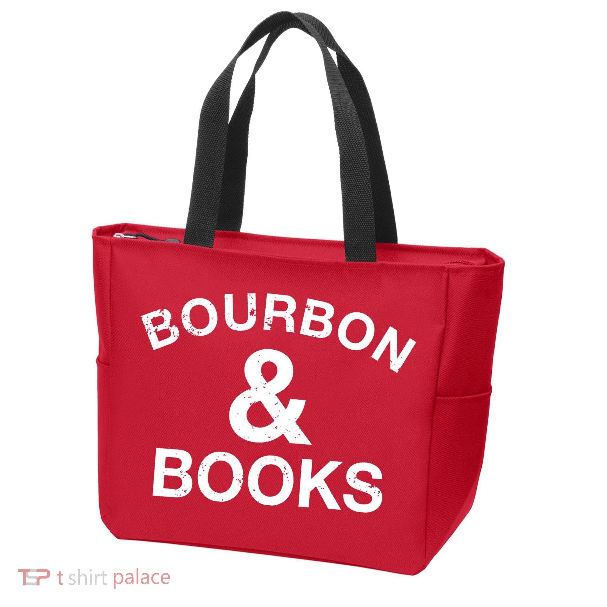Bourbon & Books Tote Bag