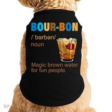 Bourbon Magic Brown Water For Fun People Doggie Tank