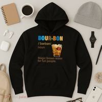 Bourbon Magic Brown Water For Fun People Hoodie thumb 3