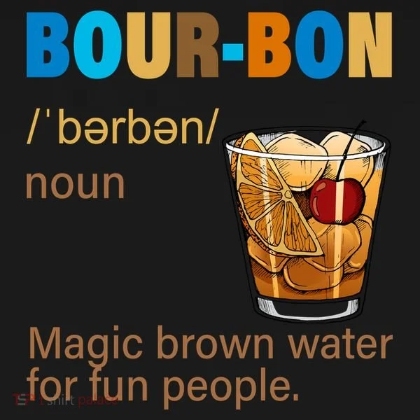 Bourbon Magic Brown Water For Fun People Bucket Hat