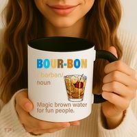 Bourbon Magic Brown Water For Fun People Coffee Mug thumb 3