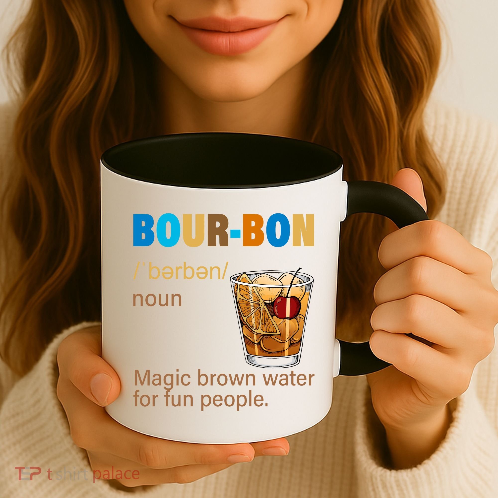 Bourbon Magic Brown Water For Fun People Coffee Mug