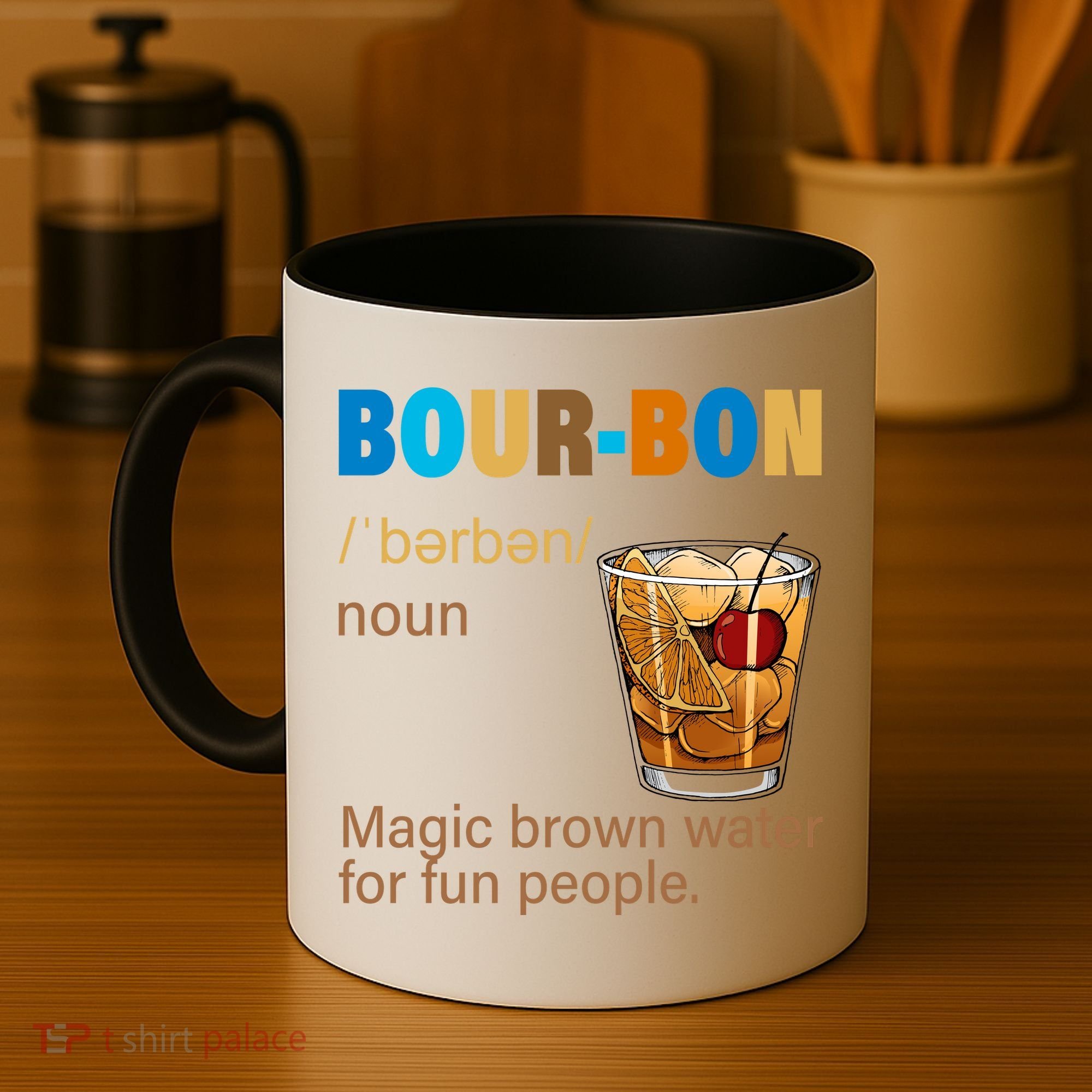 Bourbon Magic Brown Water For Fun People Coffee Mug