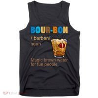 Bourbon Magic Brown Water For Fun People Tank Top thumb 0