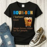 Bourbon Magic Brown Water For Fun People Women's T-Shirt thumb 3