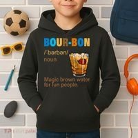Bourbon Magic Brown Water For Fun People Kids Hoodie thumb 2