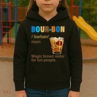 Bourbon Magic Brown Water For Fun People Kids Hoodie thumb 3