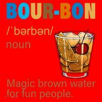 Bourbon Magic Brown Water For Fun People Santa Hat thumb 1