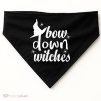 Bow Down Witches USA-Made Doggie Bandana thumb 0