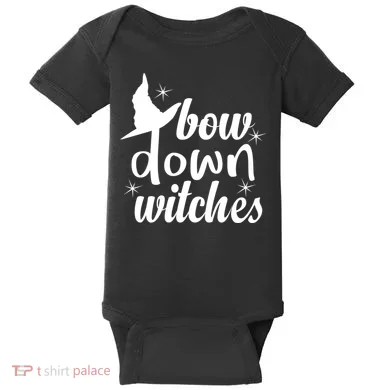 Bow Down Witches Baby Bodysuit