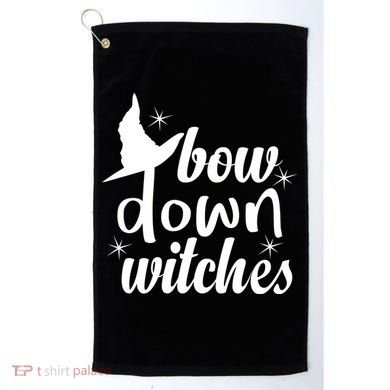 Bow Down Witches Golf Towel