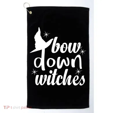 Bow Down Witches Golf Towel