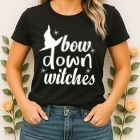 Bow Down Witches Women's T-Shirt thumb 2
