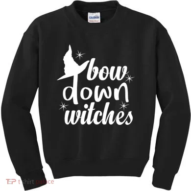 Bow Down Witches Kids Sweatshirt
