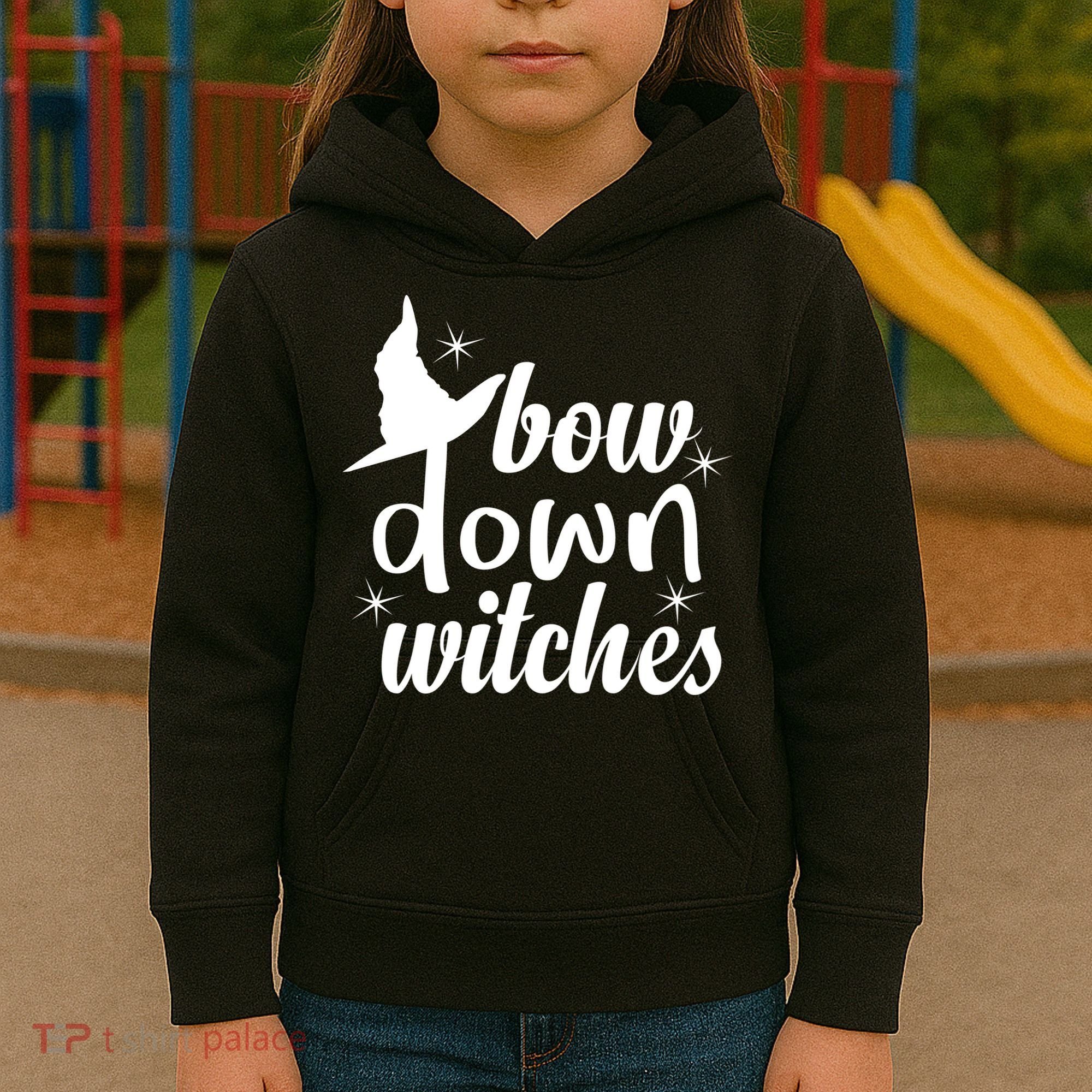 Bow Down Witches Kids Hoodie