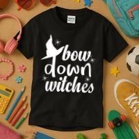 Bow Down Witches Kids T-Shirt thumb 3