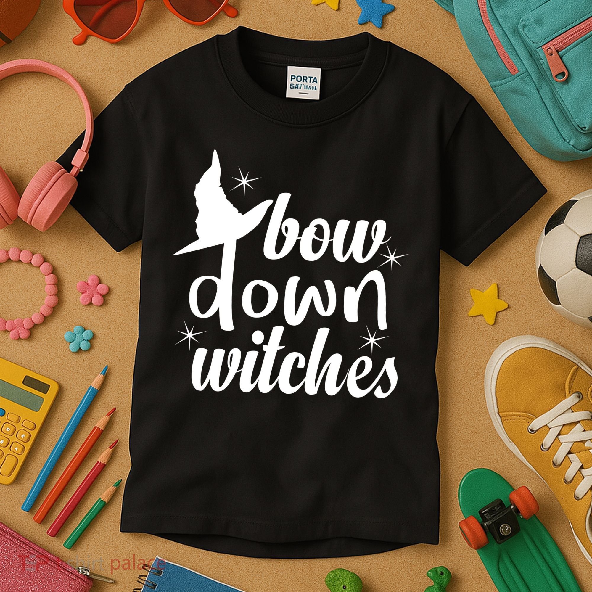 Bow Down Witches Kids T-Shirt