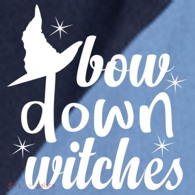 Bow Down Witches Raglan Baseball Sleeve Shirt