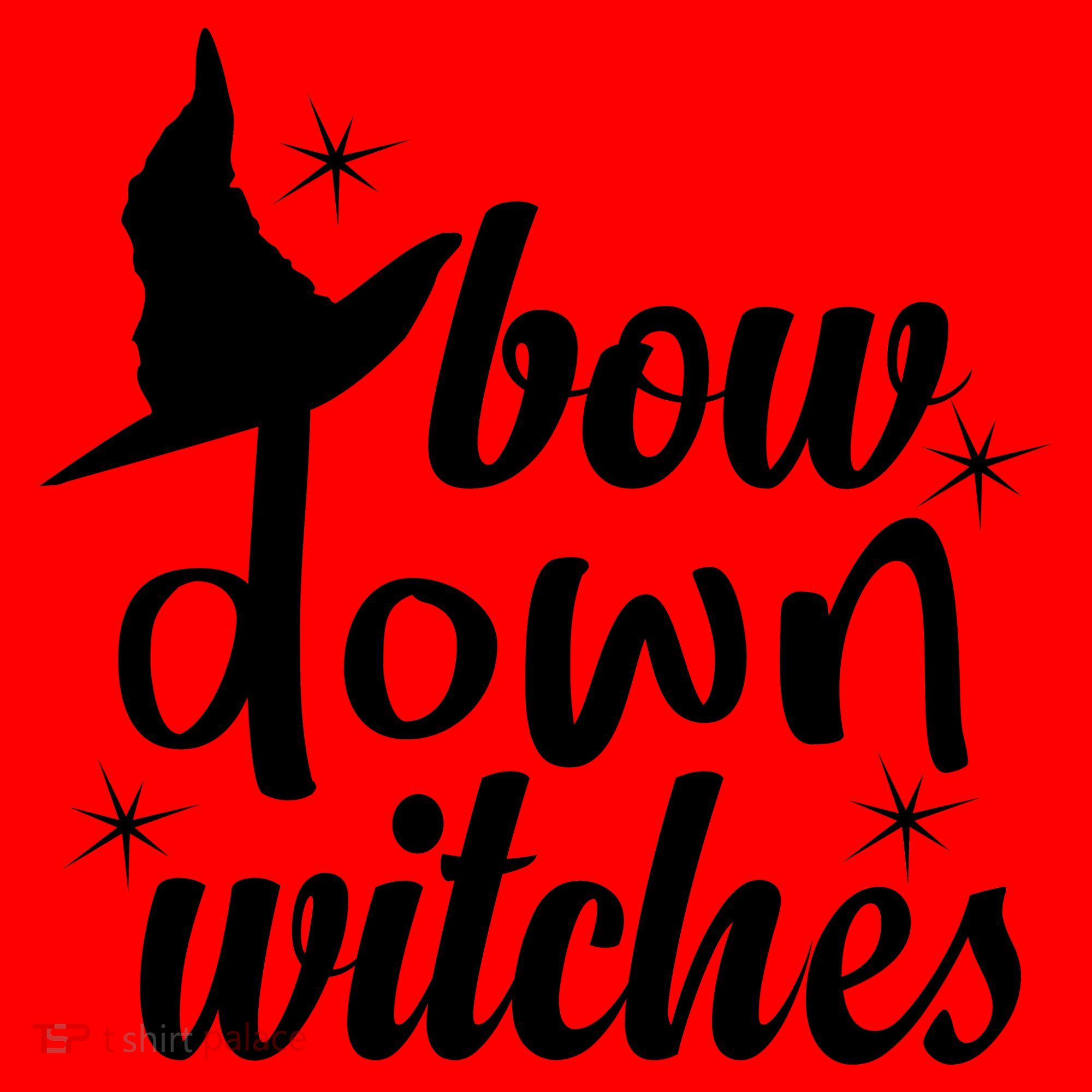Bow Down Witches Santa Hat