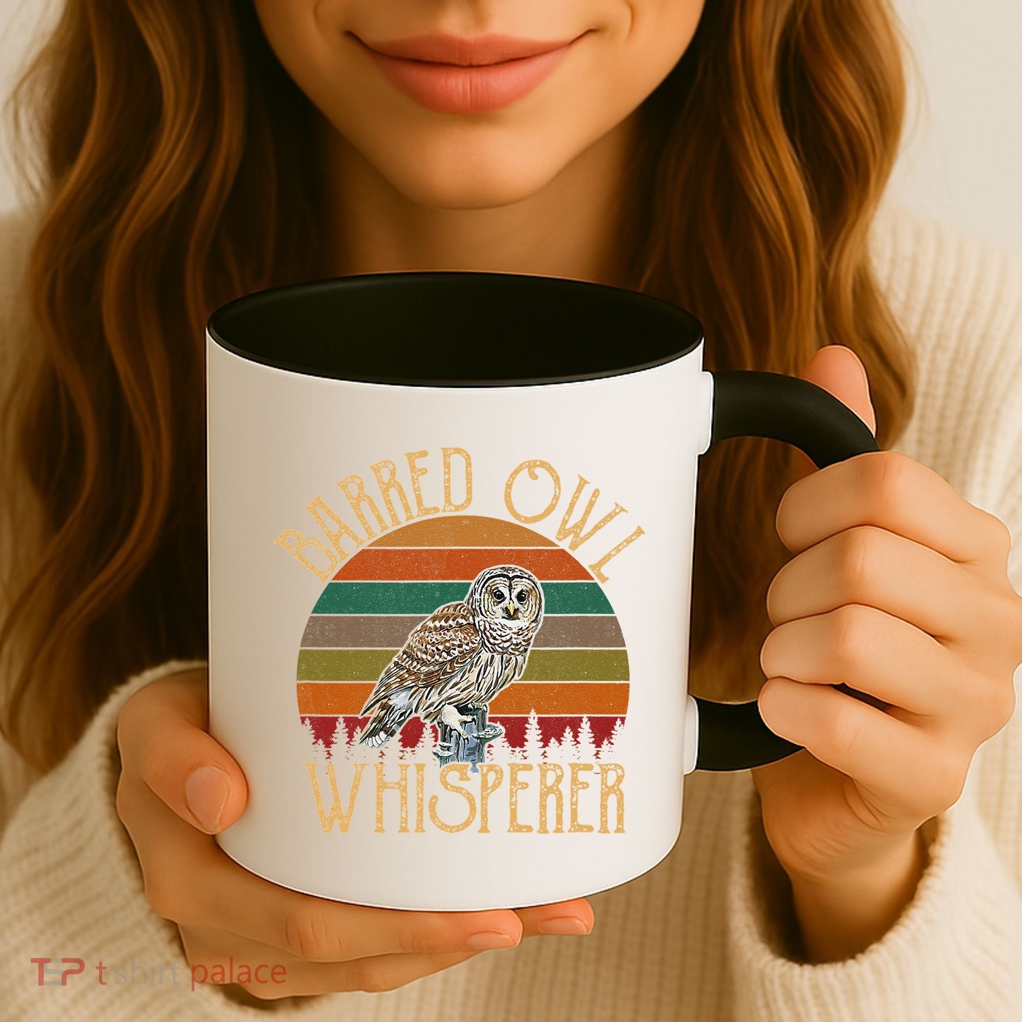 Barred Owl Whisperer, Barred Owl Coffee Mug