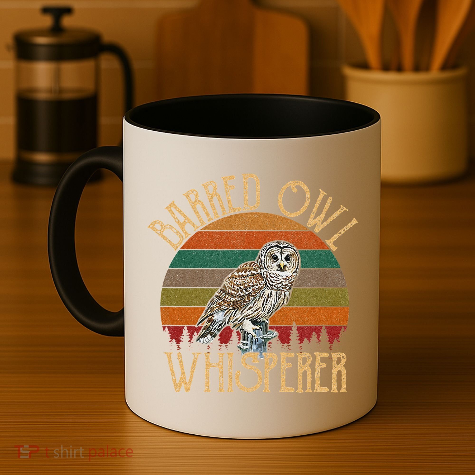 Barred Owl Whisperer, Barred Owl Coffee Mug
