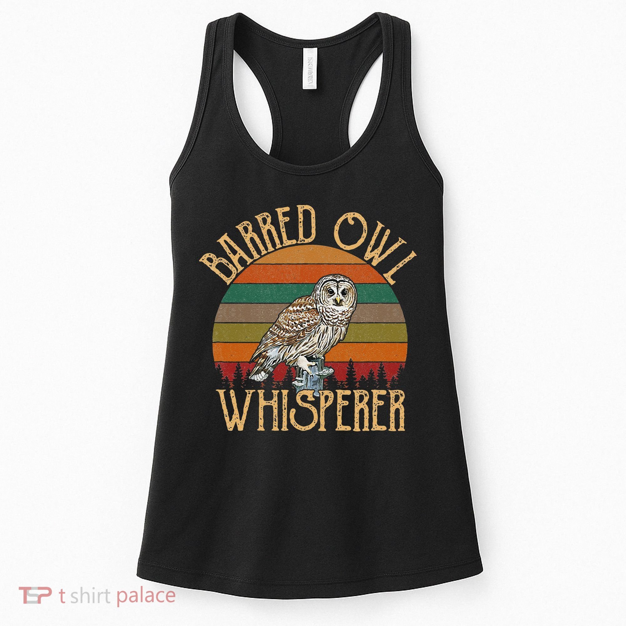 Barred Owl Whisperer, Barred Owl Women's Tank Top