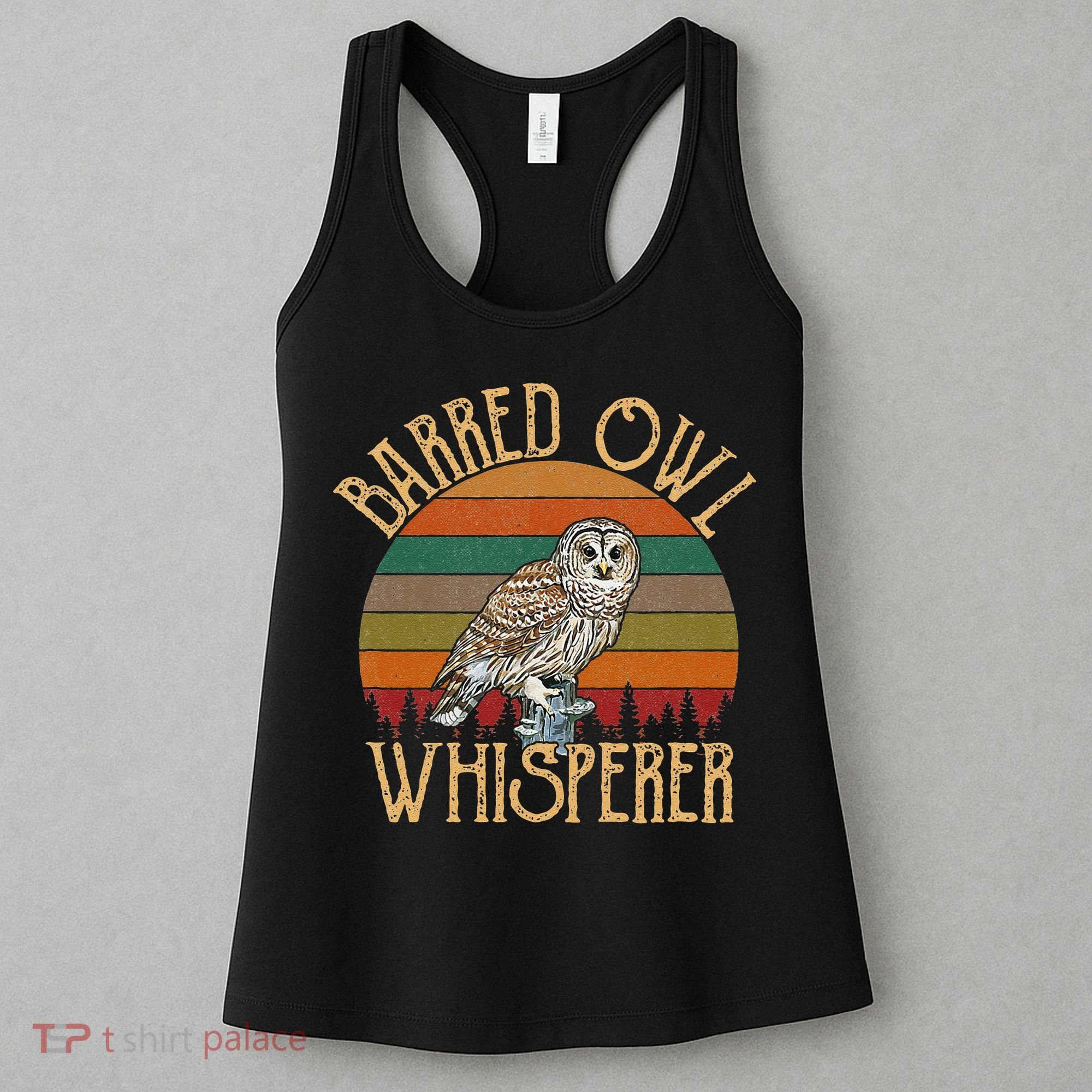 Barred Owl Whisperer, Barred Owl Women's Tank Top