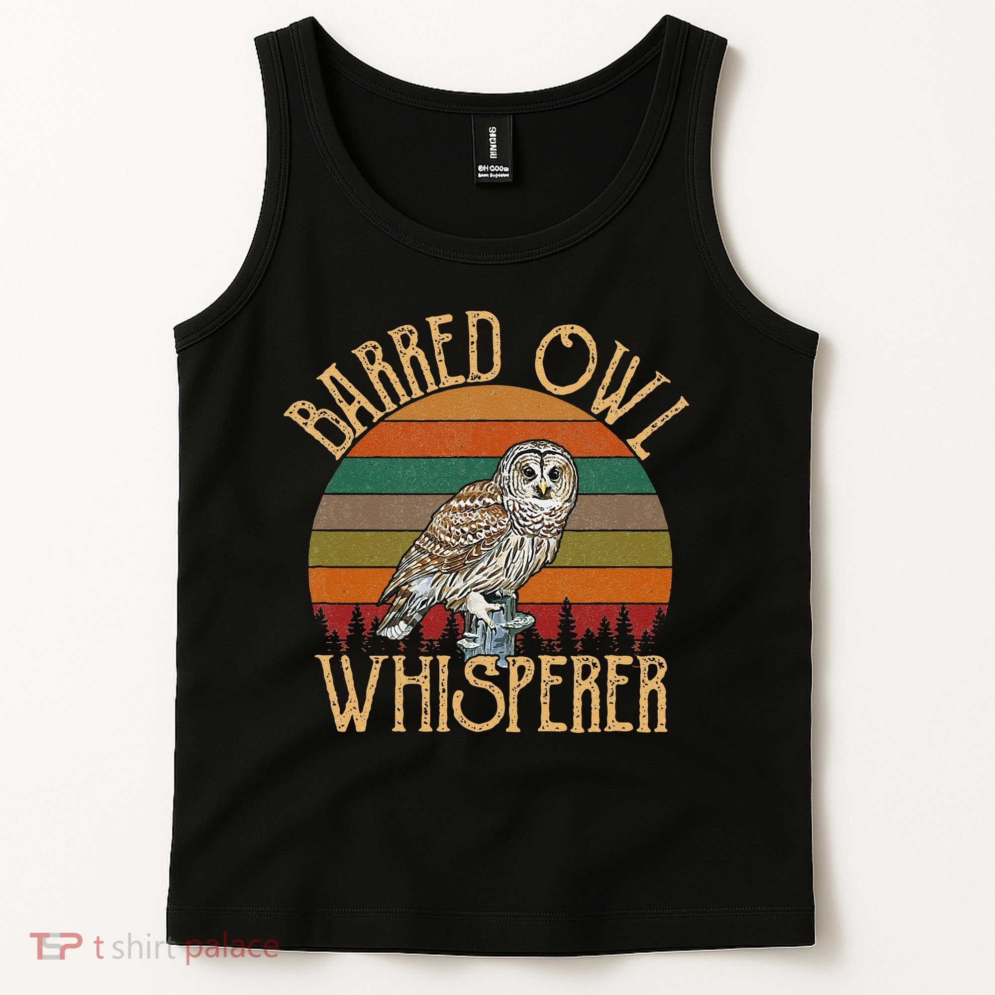 Barred Owl Whisperer, Barred Owl Tank Top