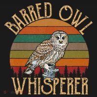 Barred Owl Whisperer, Barred Owl Kids Hoodie thumb 5