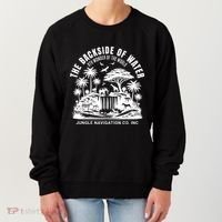 Backside Of Water Cruise Through The Jungle Theme Park Ride Women's Sweatshirt thumb 0