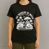 Backside Of Water Cruise Through The Jungle Theme Park Ride T-Shirt thumb 4