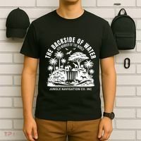 Backside Of Water Cruise Through The Jungle Theme Park Ride T-Shirt thumb 6