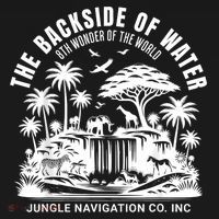 Backside Of Water Cruise Through The Jungle Theme Park Ride Women's Hoodie thumb 2