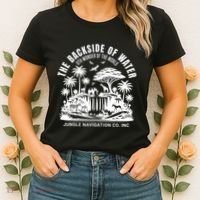 Backside Of Water Cruise Through The Jungle Theme Park Ride Women's T-Shirt thumb 2