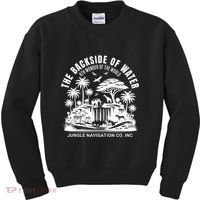 Backside Of Water Cruise Through The Jungle Theme Park Ride Kids Sweatshirt thumb 0