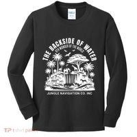 Backside Of Water Cruise Through The Jungle Theme Park Ride Kids Long Sleeve Shirt thumb 0