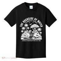Backside Of Water Cruise Through The Jungle Theme Park Ride Kids T-Shirt thumb 0