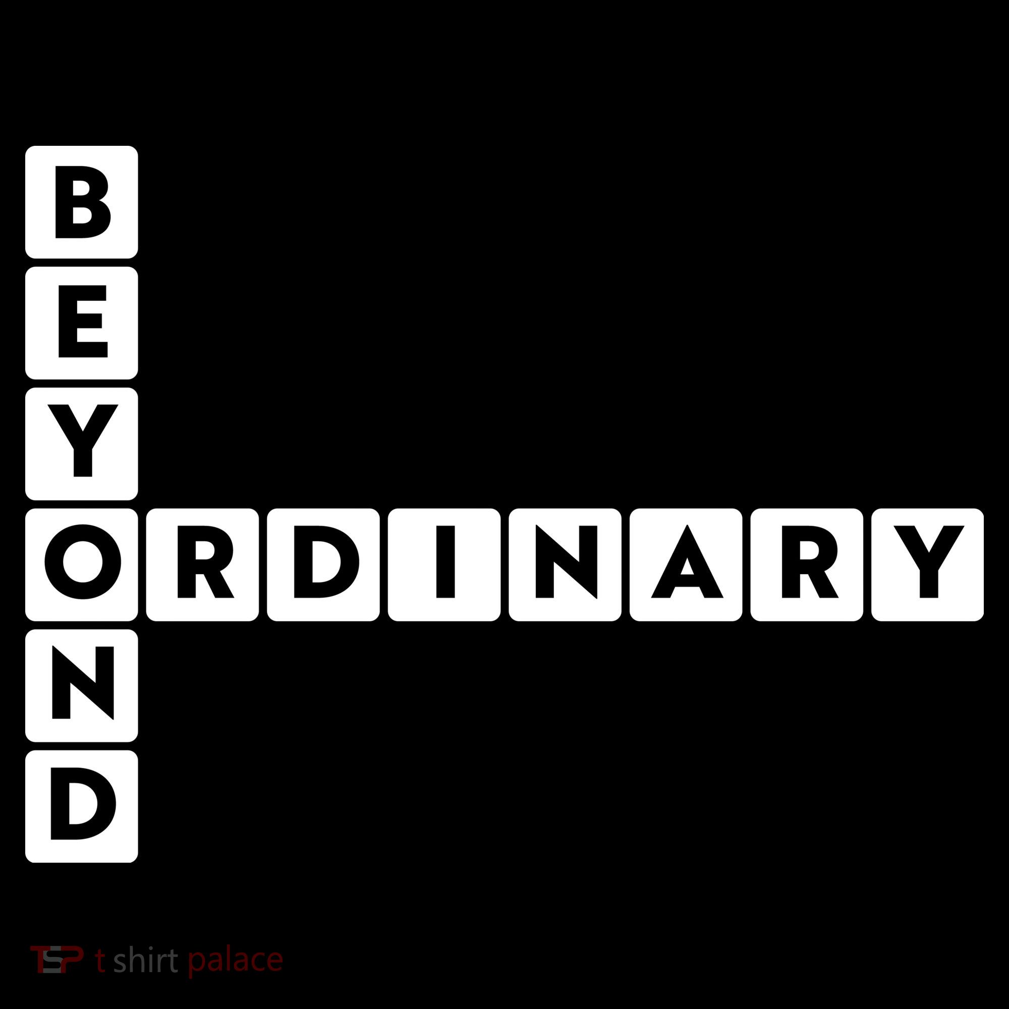 Beyond Ordinary Word Game Style Coaster