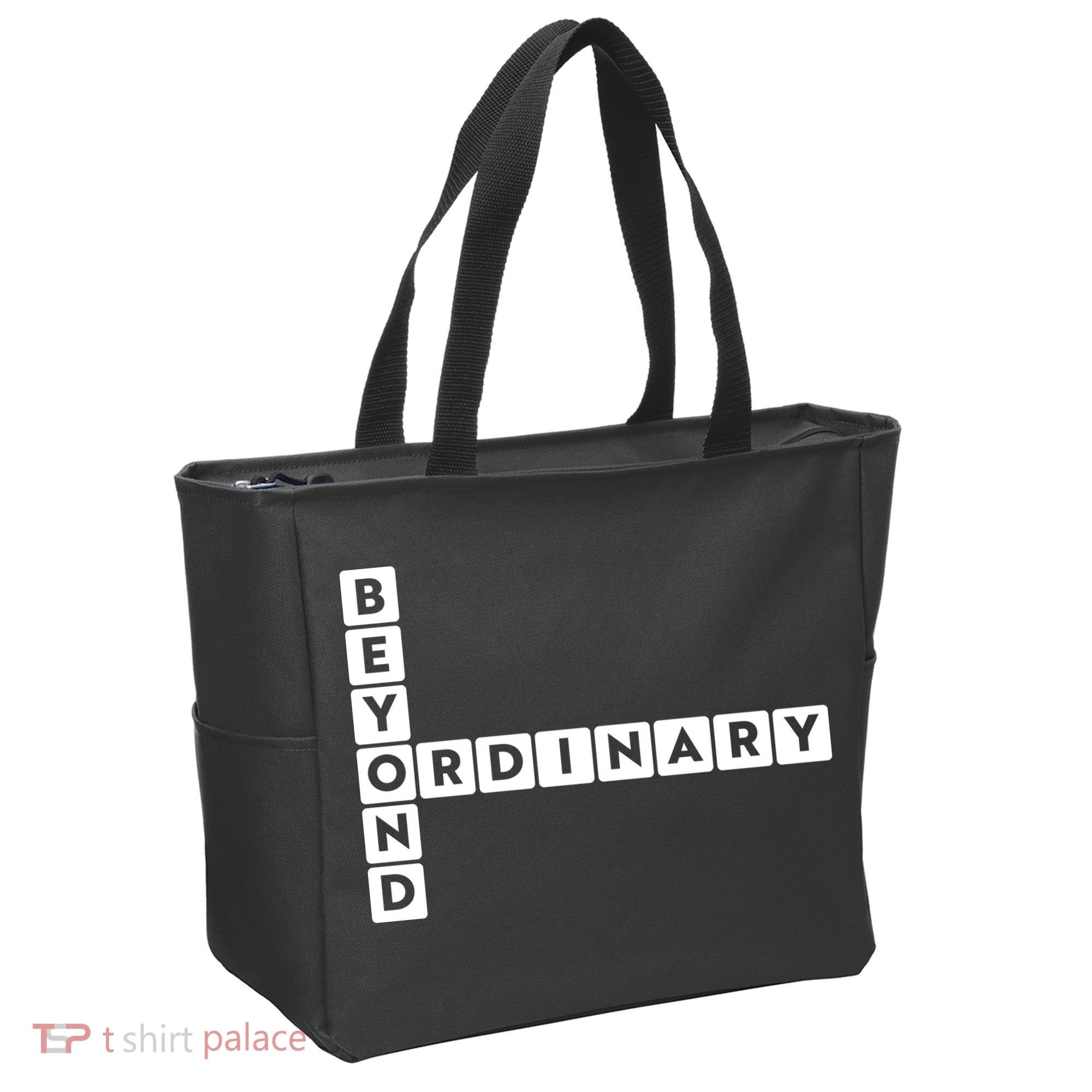 Beyond Ordinary Word Game Style Tote Bag