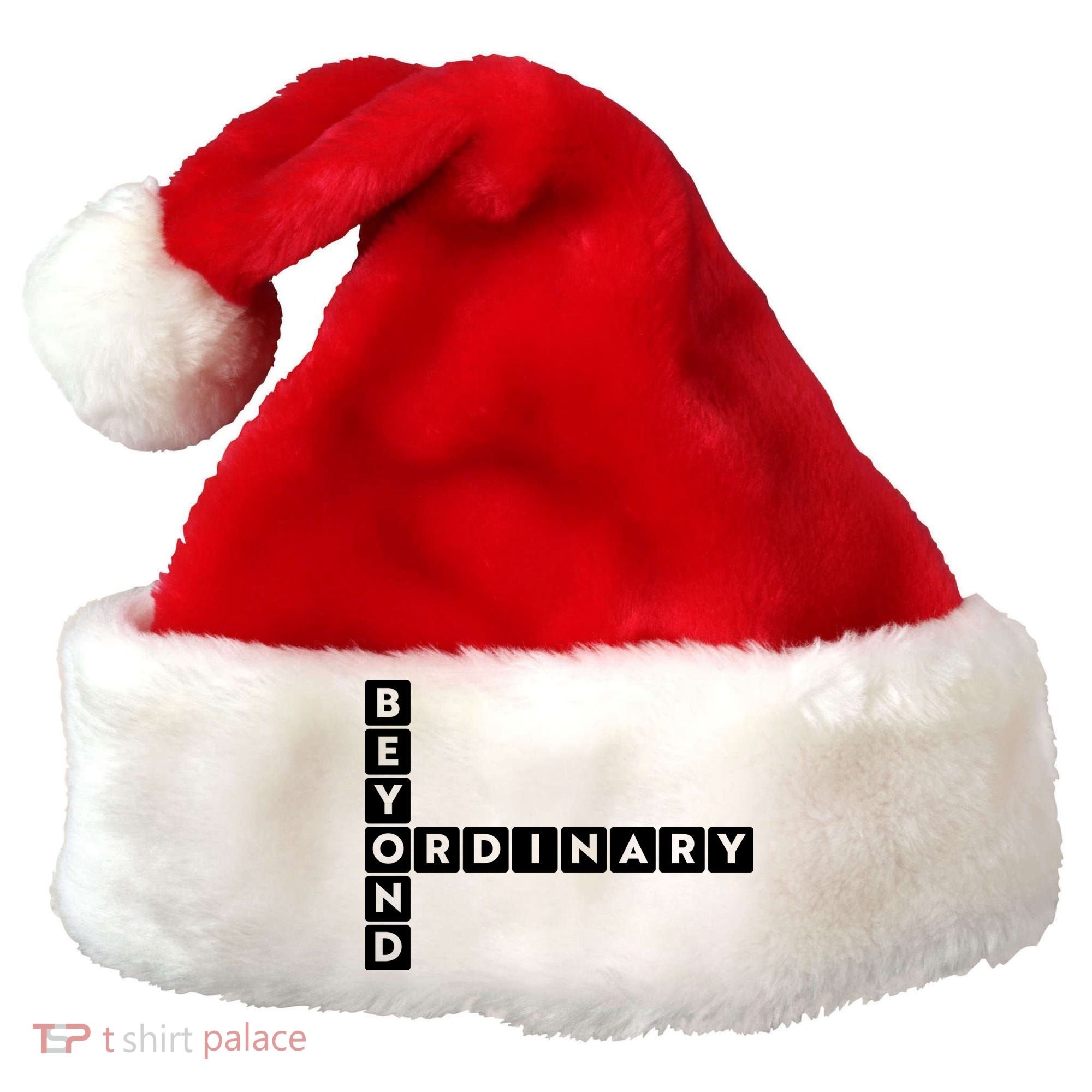 Beyond Ordinary Word Game Style Santa Hat
