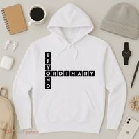 Beyond Ordinary Word Game Style Hoodie thumb 3
