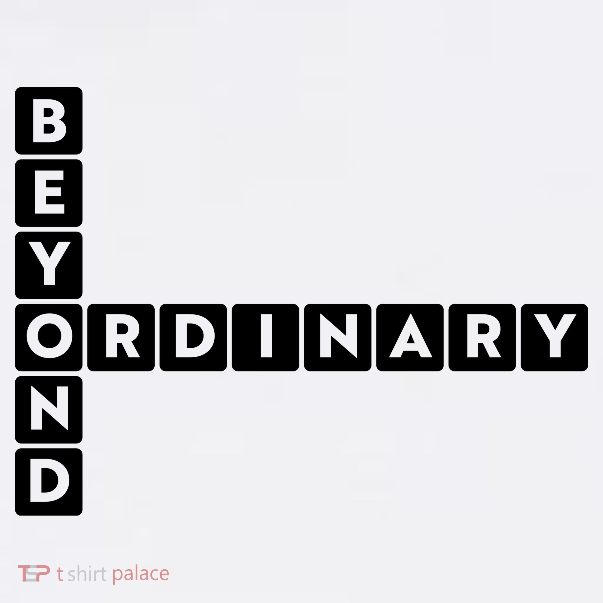 Beyond Ordinary Word Game Style Long Sleeve Shirt