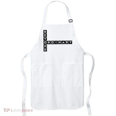 Beyond Ordinary Word Game Style Apron
